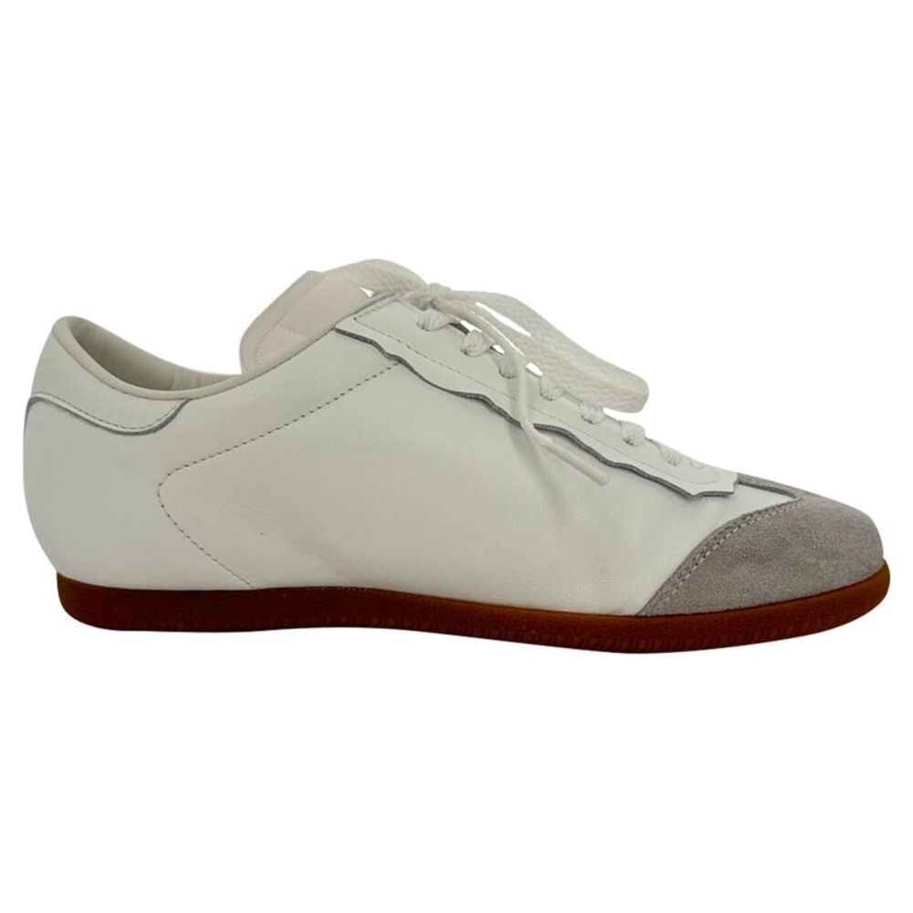 Maison Margiela Featherlight Sneakers in White Leather